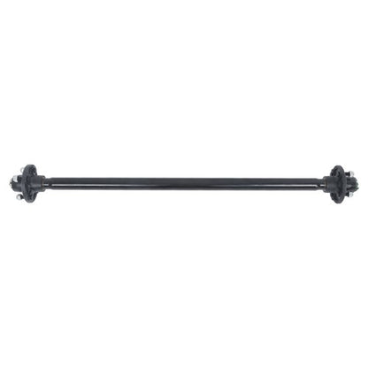 Solid Spare 4 lug-4" 44" HF 2K 2000lbs Trailer Axle w/ U-Bolt Kit For RVs trucks trailers