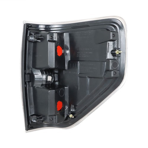Solid Spare For 2009-2014 Ford F-150 Series Red Driver & Passenger Rear Brake Tail Lights