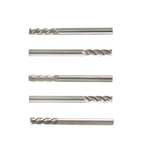 Solid Spare 5 PCS 1/8" 4 Flute 1-1/2" Overall Length Ball Nose Carbide End Mill
