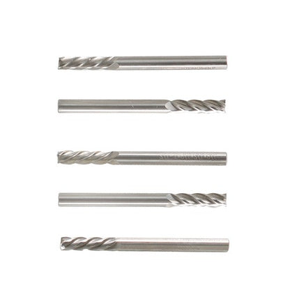 Solid Spare 5 PCS 1/8" 4 Flute 1-1/2" Overall Length Ball Nose Carbide End Mill