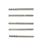Solid Spare 5 PCS 1/8" 4 Flute 1-1/2" Overall Length Ball Nose Carbide End Mill