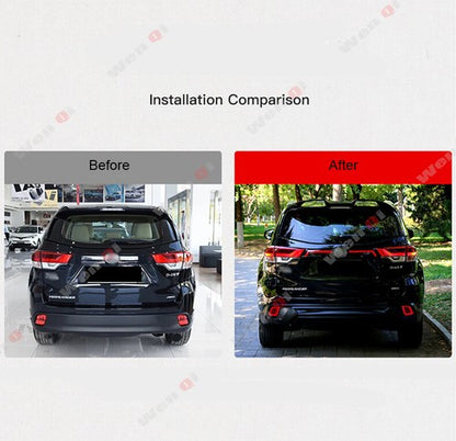 Fit 2014-2019 Toyota Highlander LED Tail rear trunk light Breathing Turn Signal
