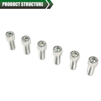 Solid Spare Set Of 12 Chrome Intake Manifold Bolts Fit For 283 327 350 400 Small Block Chevy