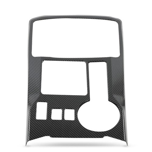 Solid Spare Fit For 10-2022 4Runner Carbon Look Center Console Gear Shift Panel Cover Trim