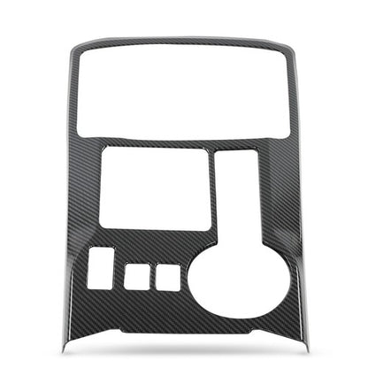 Solid Spare Fit For 10-2022 4Runner Carbon Look Center Console Gear Shift Panel Cover Trim