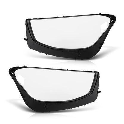 Solid Spare Fit For 2019-2022 Mercedes-Benz GLC-Class W253 X253 Headlight Replacement Lens