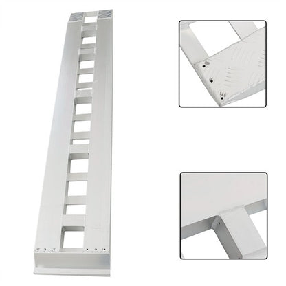 Solid Spare 84"×14" Aluminum Ramps Car Trailer Truck 1 Pair Ramps 6063 Aluminum 6000Lbs