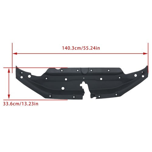 Solid Spare Radiator Upper Sight Shield Cover For Toyota 4Runner 2010 11-22 2023 5329235031