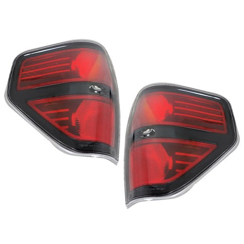Solid Spare Left&Right Red Rear Tail Lights Brake Lamps For Ford F-150 Pickup Truck 2009-14