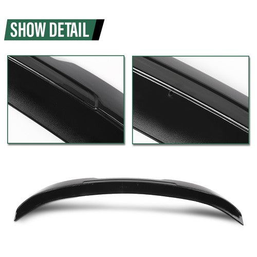 Solid Spare Rear Trunk Spoiler Wing Fit For 11-17 BMW F10 528i 535i M5 Gloss Black PSM Style