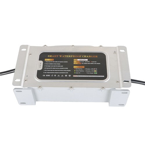 Solid Spare 48V 15A Battery Charger For EZGO Golf Carts RXV & TXT Plug Waterproof