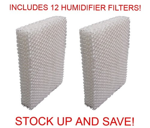 Solid Spare EFP Humidifier Filter for Vornado HU1-0007-11, HU1-0021 (12-Pack)