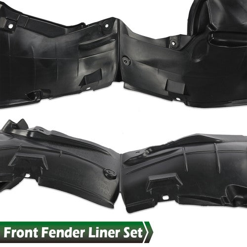 Solid Spare Fit For 2013 Nissan Altima Front Driver & Passenger Fender Liner Splash Shield