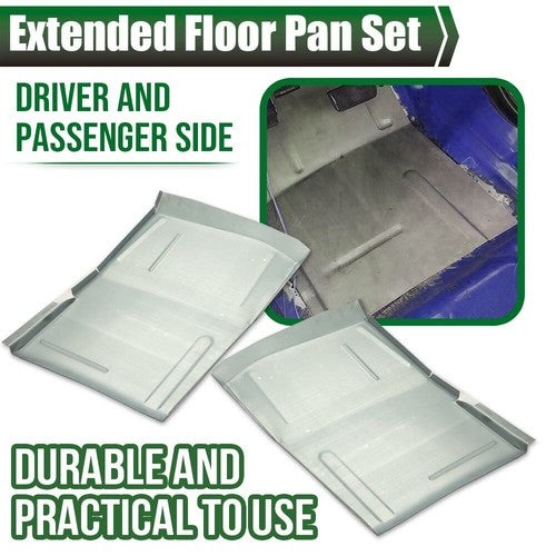 Solid Spare Fit For 1973-1987 Chevy GMC Truck Blazer Jimmy Suburban Front Floor Pan Pair Set
