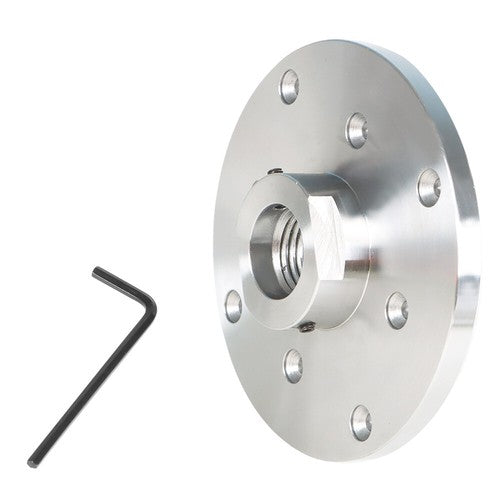 Solid Spare 6" Chuck 1-1/4"xRH 8tpi thread set screw locking spindle reverse turning