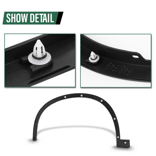 Solid Spare Front Left+Right Fender Flare Wheel Arch Molding Fit For 2016-2022 BMW X1