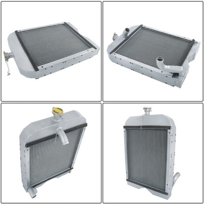 Solid Spare 8N8005 2 Row Aluminum Cooling Radiator For Ford Tractor Radiator 2N 8N 9N Model