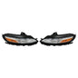 Solid Spare Right&Left Headlight w/LED DRL/Ballast Halogen Lamp For Jeep Cherokee 2014-2018