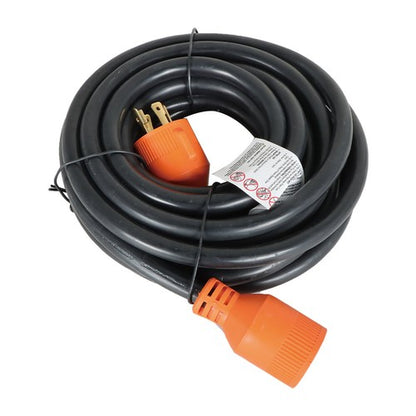 Solid Spare 25FT 30 Amp Generator RV Power Extension Cord Twist Lock NEMA L14-30P/R 4-Prong