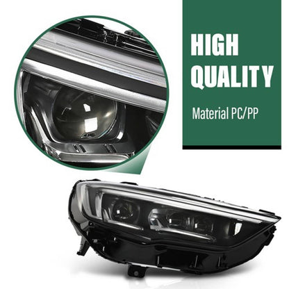 Solid Spare Full LED Headlight Assembly Right Fit For 2018-2020 Buick Regal w/o LED Module