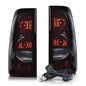 Solid Spare Fit For 2003-06 Chevy Silverado Pickup Left+Right Tail Lights Brake Lamps Smoke