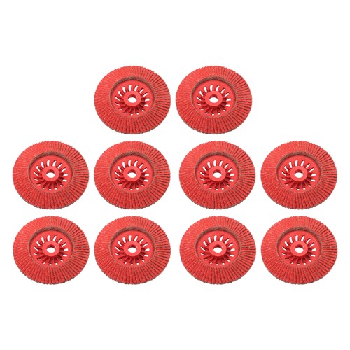 Solid Spare 10 Pack 4-1/2 x 7/8" Flap Sanding Disc 40 Grits Type 29 Ceramic Grinding Wheel