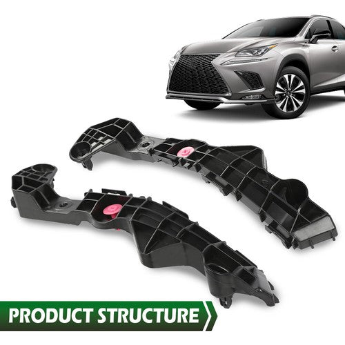 Solid Spare Front Bumper Retainer Fit For 15-21 Lexus NX300h/15-17 NX200t Left+Right Side