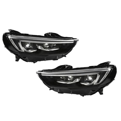 Solid Spare Full LED Headlights Assembly Left Right Fit For 18-20 Buick Regal w/o LED Module
