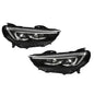 Solid Spare Full LED Headlights Assembly Left Right Fit For 18-20 Buick Regal w/o LED Module