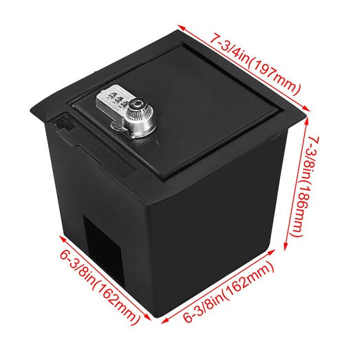 Solid Spare Center Console Safe Storage Console Vault W/USB Space For Toyota Tacoma 2016-22