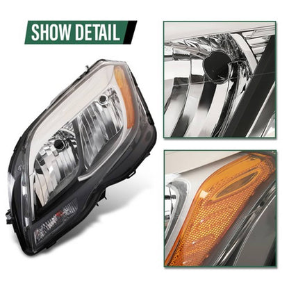 Solid Spare Halogen Headlight Left Side Fit For 2013 2014 2015 Mercedes Benz GLK250 GLK350