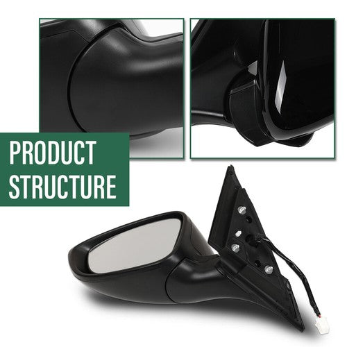 Solid Spare Fit For 2018-2022 Honda Accord 3 Pin Manual Fold Power Mirror Left Driver Side