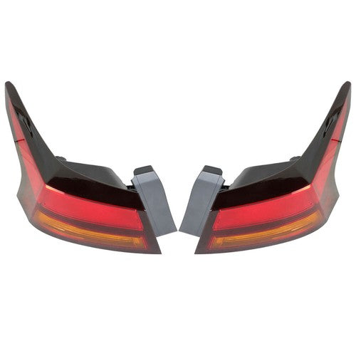 Solid Spare Fit For Nissan Altima 2019-2020 Red Driver & Passenger Rear Brake Tail Lights