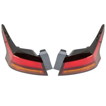 Solid Spare Fit For Nissan Altima 2019-2020 Red Driver & Passenger Rear Brake Tail Lights
