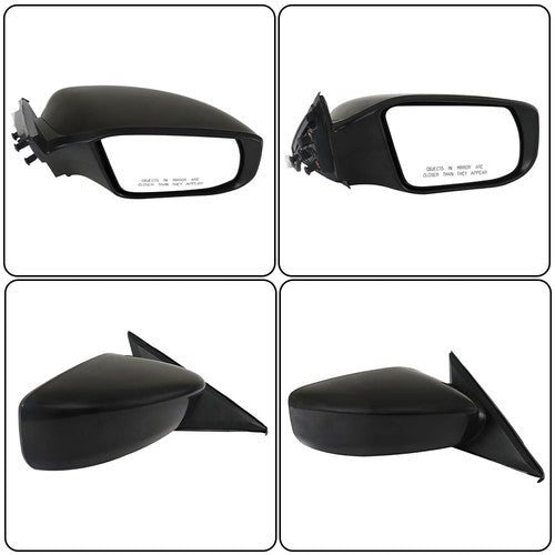 Solid Spare For Nissan Altima 2013-2018 Right Passenger Side Mirror Plastic Black NI1321223