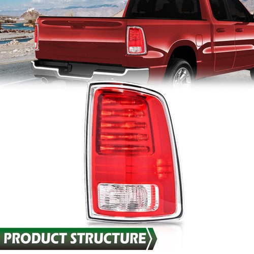 Solid Spare LED Tail Lights Fit For 2013-2018 Ram 1500 2500 3500 Rear Lamp RH Passenger Side