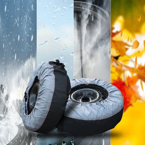 Solid Spare For Black 420D And Black 600D Cases+Tyre 4Pcs Bags Car Cover With Handheld Tyre