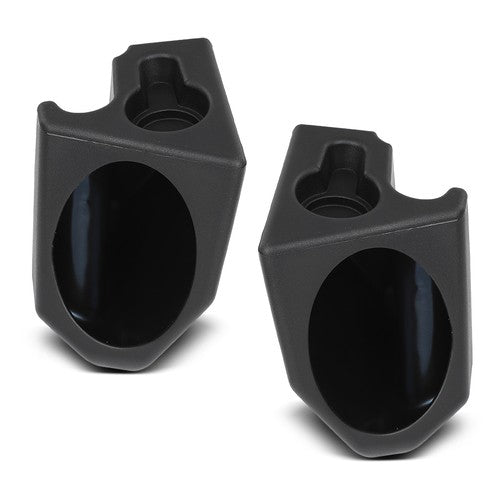 Solid Spare 2pcs Speaker Sound Wedges Black Fit For 1976-1995 Jeep Wrangler YJ CJ-7