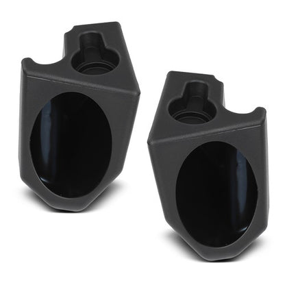Solid Spare 2pcs Speaker Sound Wedges Black Fit For 1976-1995 Jeep Wrangler YJ CJ-7