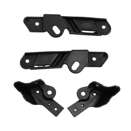 Solid Spare Front Bumper Upper+Lower Grill&Fog Light Set&Trim Set For Ford Focus 2015-2018