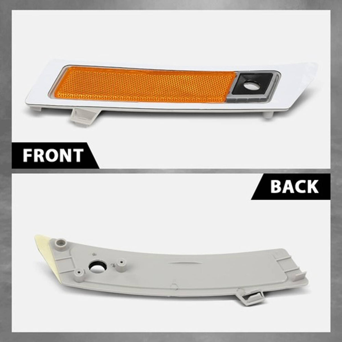 Solid Spare Front Bumper Reflector Fit For 2011-2013 BMW X5 Model With Side View Camera