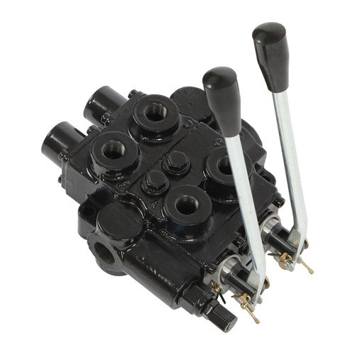 Solid Spare 25 GPM Hydraulic Control Valve 3000 PSI 2 Spool 3/4" NPT RD522CCAA5A4B1