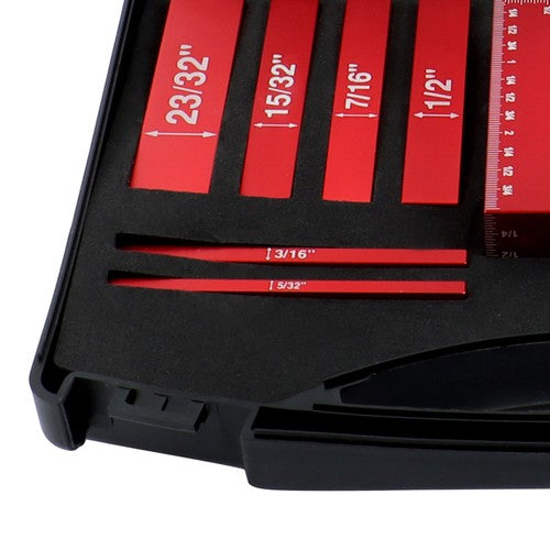 Solid Spare 15-Piece Gauge Block Set with Storage Box Setup Blocks Woodworking Tools