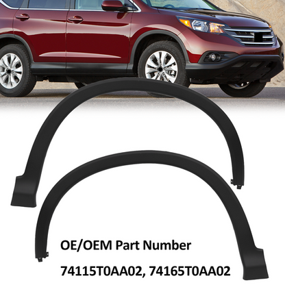 Front Fender Flare Trim Molding Wheel Arch Fit 2012-2016 Honda CR-V CRV LH&RH