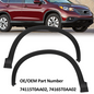 Front Fender Flare Trim Molding Wheel Arch Fit 2012-2016 Honda CR-V CRV LH&RH