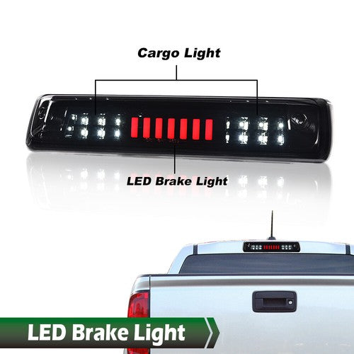 Solid Spare Fit For 15-18 Chevy Colorado GMC Canyon Smoke LED Third Brake Light Cargo Lamp