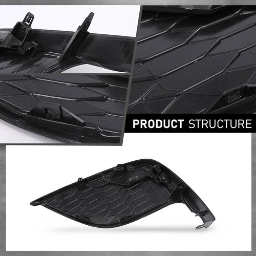 Solid Spare Fit For 21-24 Toyota Camry SE XSE Front Bumper Insert Fog Light Cover Right Side