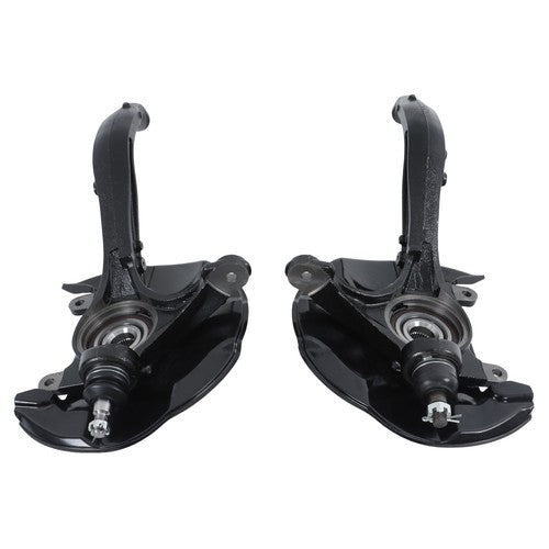 Solid Spare For 08-12 Honda Accord Front Steering Knuckle+Wheel Bearing Hub Assembly 698446