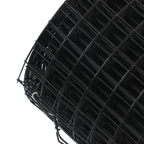 Solid Spare Welded Wire Fence Vinyl Coated Chicken Rabbit Mesh 1"x1" 16 Gauge 24"x50'