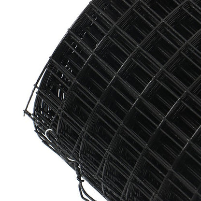 Solid Spare Welded Wire Fence Vinyl Coated Chicken Rabbit Mesh 1"x1" 16 Gauge 24"x50'